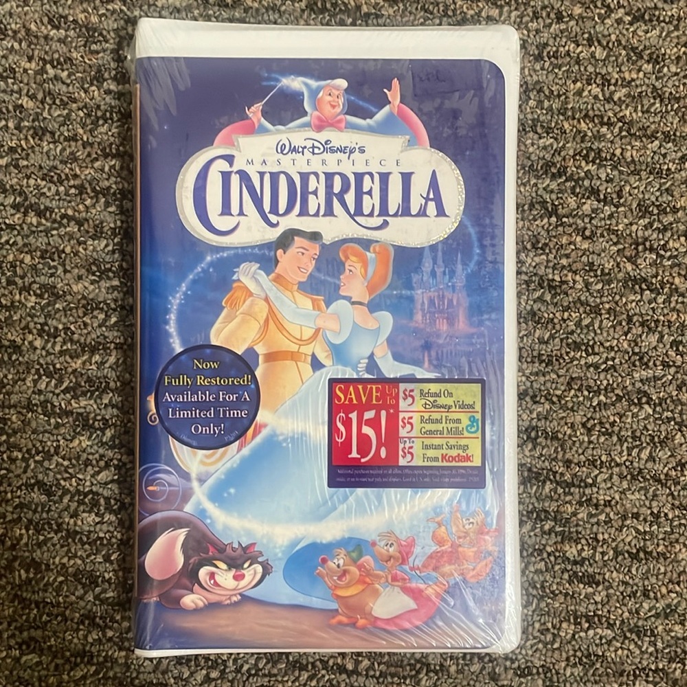 Vintage VHS Tape Cinderella